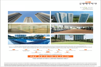 Pay 25:15:15:15:15:15 for 3 bhk apartment at Oberoi Esquire in Mumbai